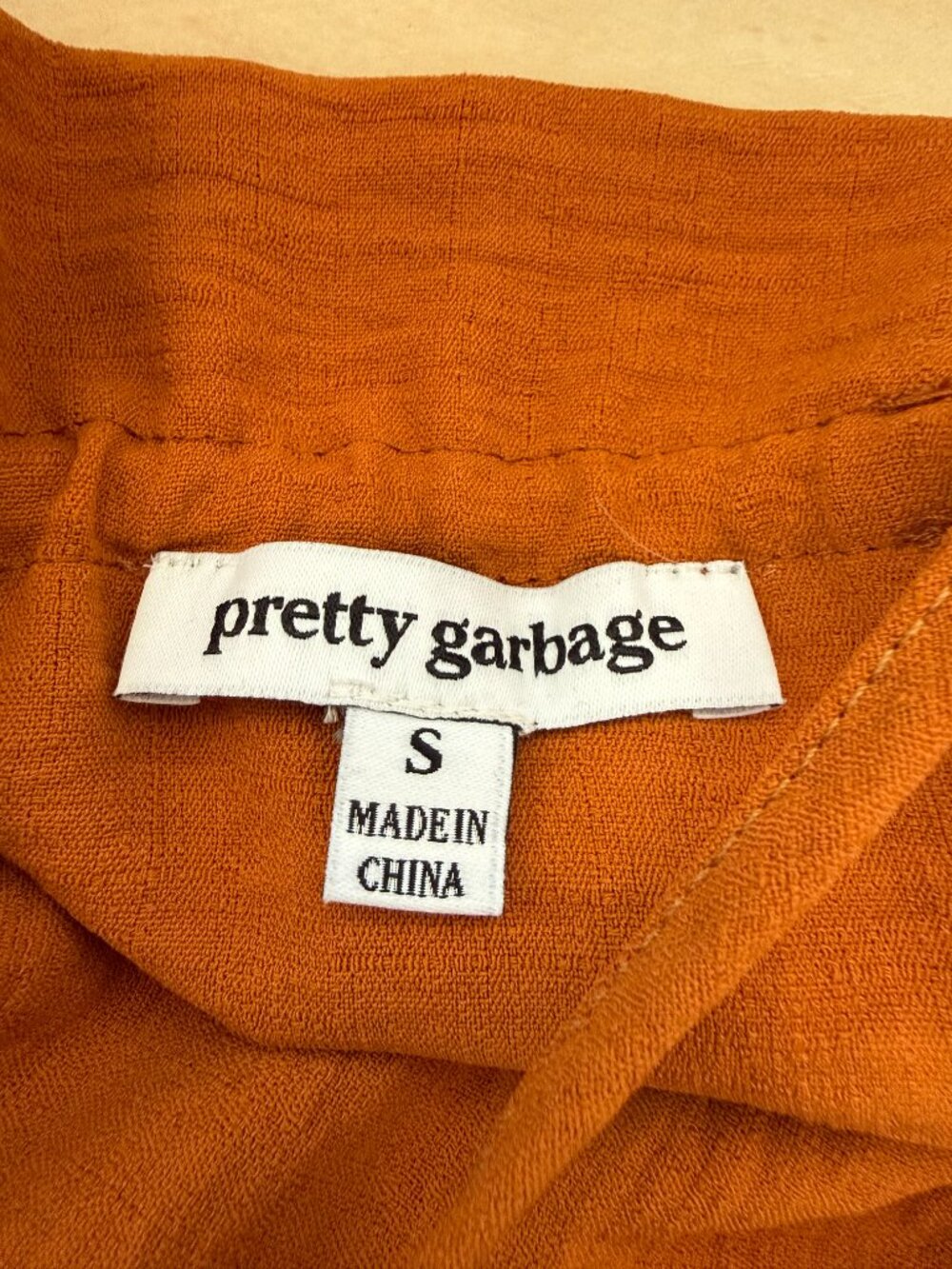 Pretty Garbage Strappy Open Back Tank Top : Small - Picture 5 of 6